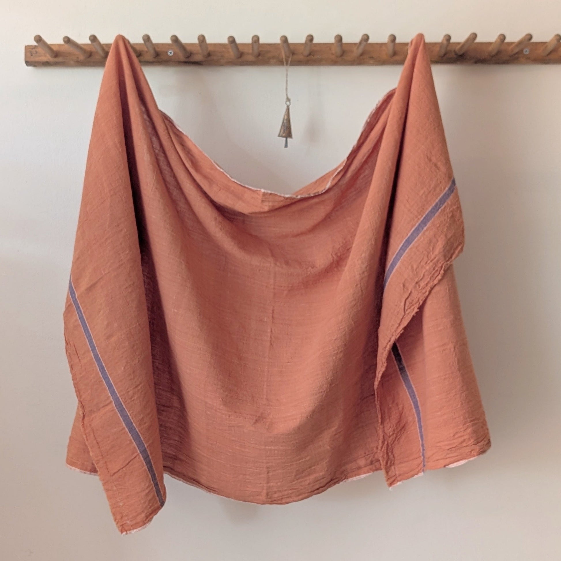 Natural Dyed Towel - Terracotta