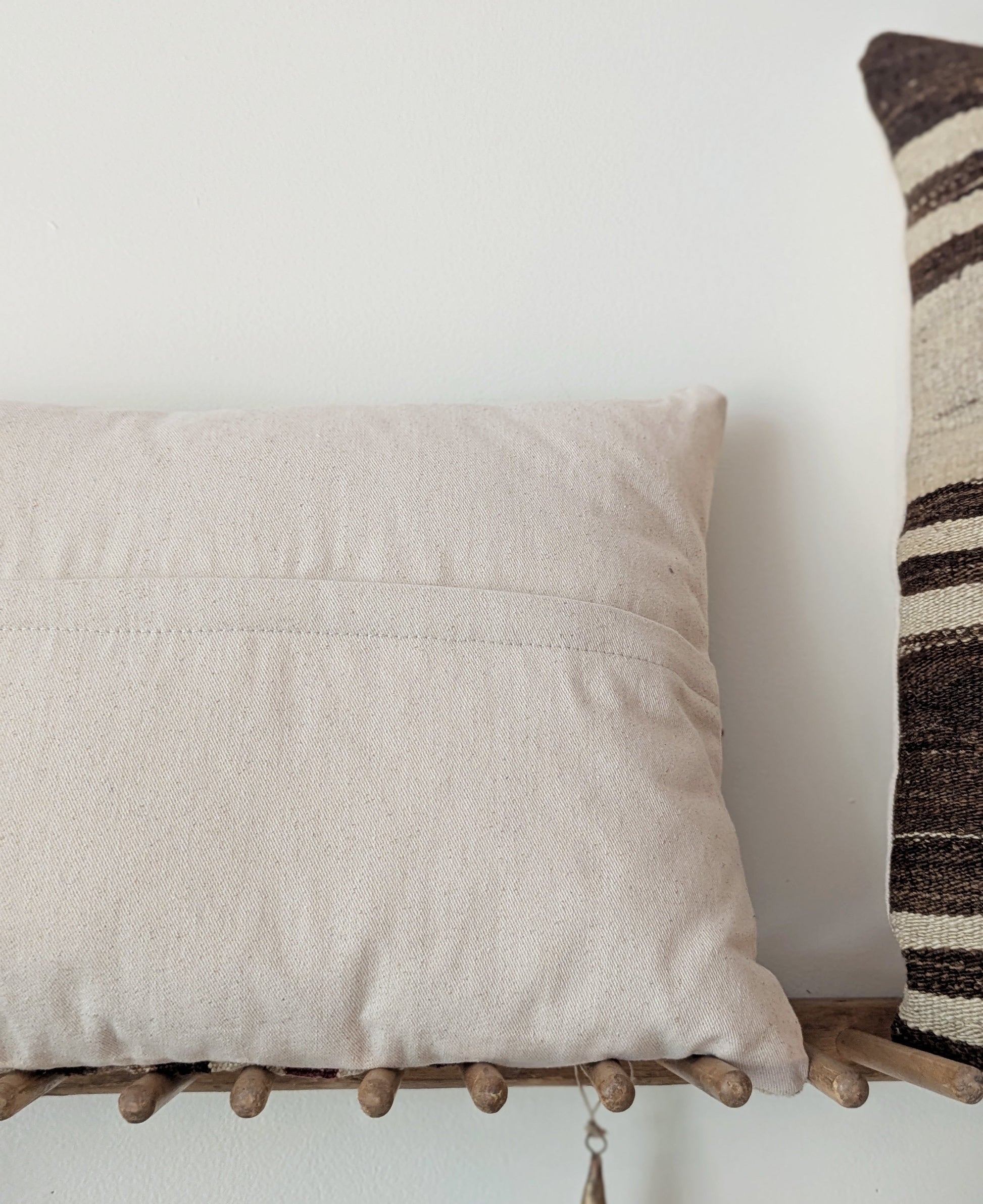 Vintage Striped Turkish Kilim Pillows - 16 x 24"