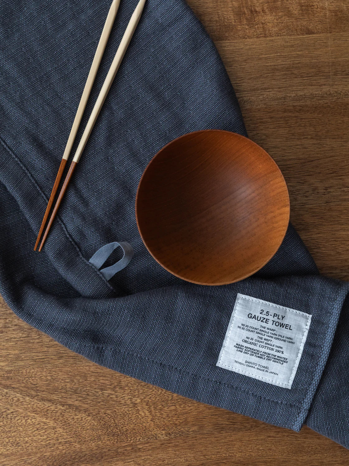 2.5 Ply Gauze Kitchen Towel - Charcoal